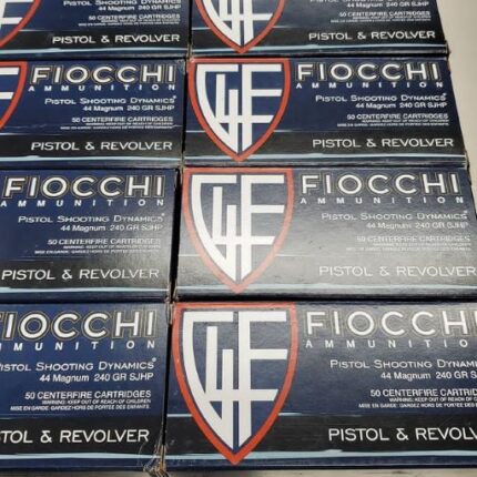 Fiocchi 44 MAG 240 gr JHP 50 per box for sale