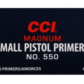 CCI Small Pistol Magnum Primers #550 in stock for sale