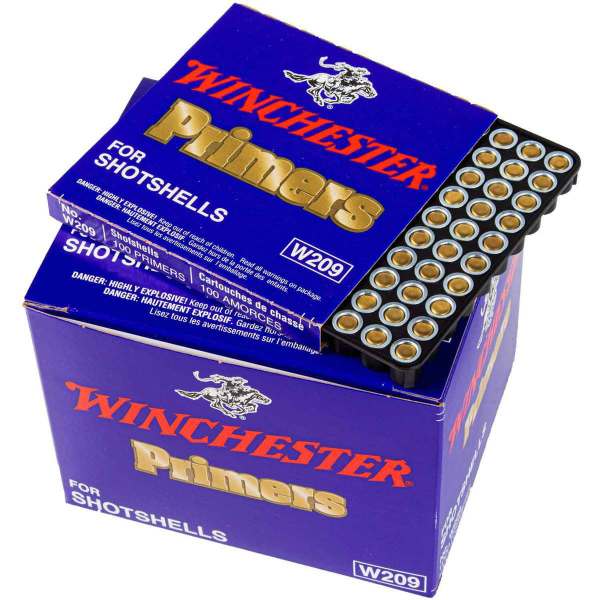 Winchester Primers #209 Shotshell Box of 1000 for sale