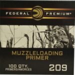 Federal Premium Primers 209 Muzzleloader Box of 100 in stock